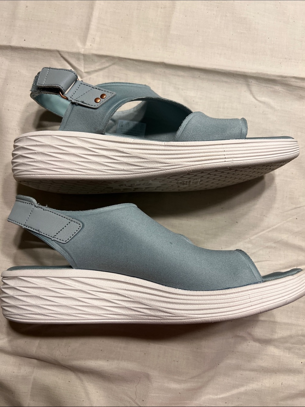 Ryka Women's Pale Blue Slingback Comfort Sandals - Picture 3 of 5